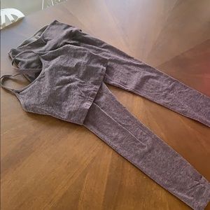 Beyond yoga set soft brown